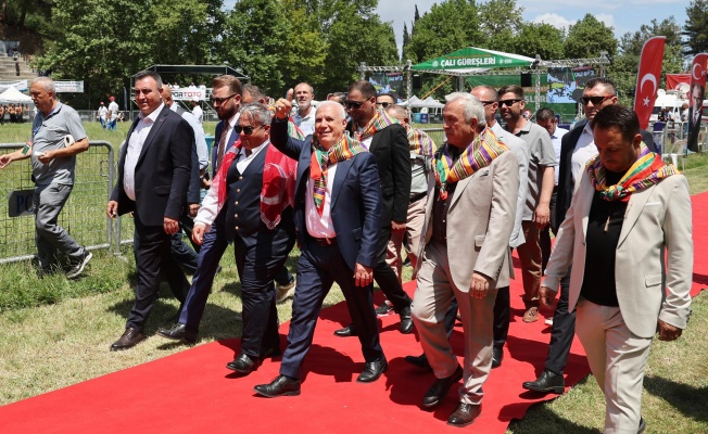 Bursa'da, 63. Tarihi Çalı Yağlı Güreşleri heyecanı