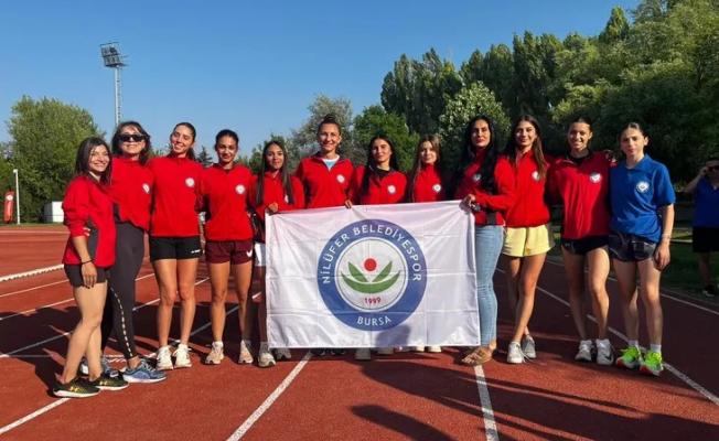 Bursa Nilüferde atletizmciler Süper Lig’de