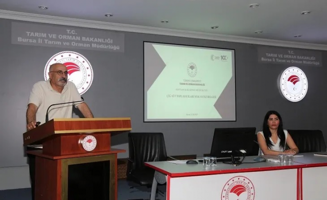 Bursa’da çiğ süt toplayıcıları için eğitim ve teknik gezi