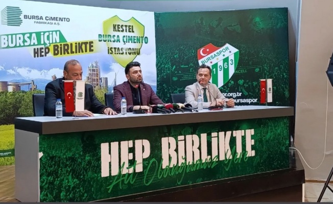 BURSASPOR'UN YENİ KESTEL METRO DURAĞI İSTASYONU SPONSORU BURSA ÇİMENTO OLDU!