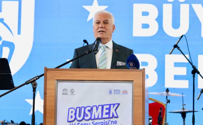 BUSMEK Yıl Sonu Sergisi ziyareti açıldı
