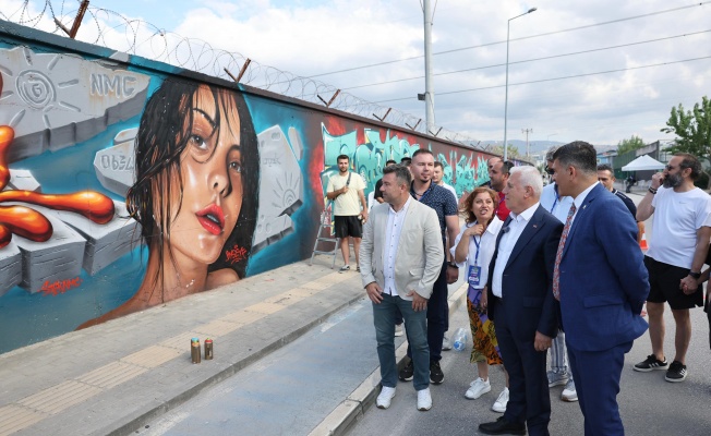 Gençler, Graffiti Şenliği ile kente renk katı