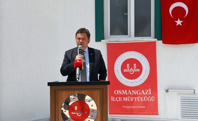 Osmangazi Belediyesi’nden Seçköy Mahallesi Camii'ne hizmet eli