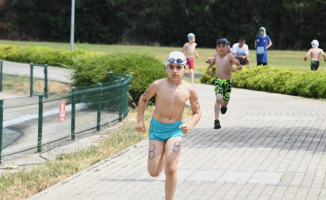 Osmangazi’de Triathle yarışları nefes kesti