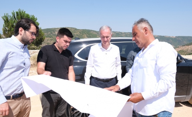 İnegöl Millet Bahçesi’nde Çalışmalar Tüm Hızıyla Sürüyor