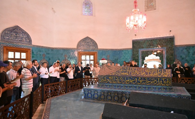 SULTAN ÇELEBİ MEHMED DUALARLA ANILDI