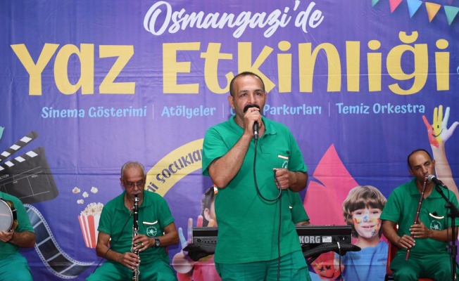 Yaz etkinliklerinde çocuklar ve aileler doyasıya eğlendi