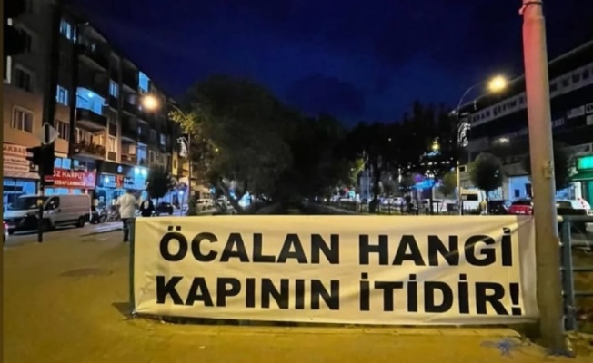 Bursa'daki 'Öcalan hangi kapının itidir' pankartlarının sırrı çözüldü!