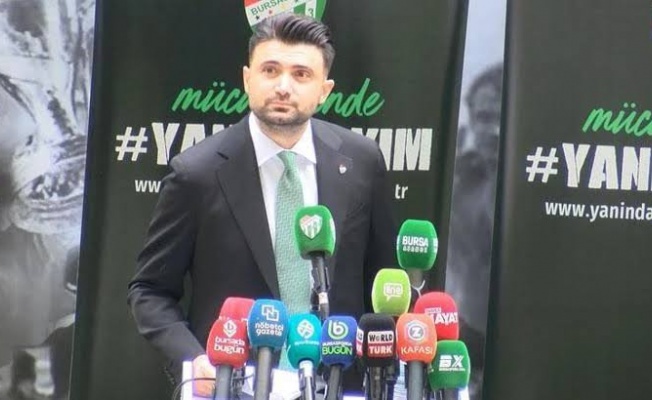 Bursaspor Başkanı Enes Çelik’ten Tema 16 iddialarına açıklık getirdi!