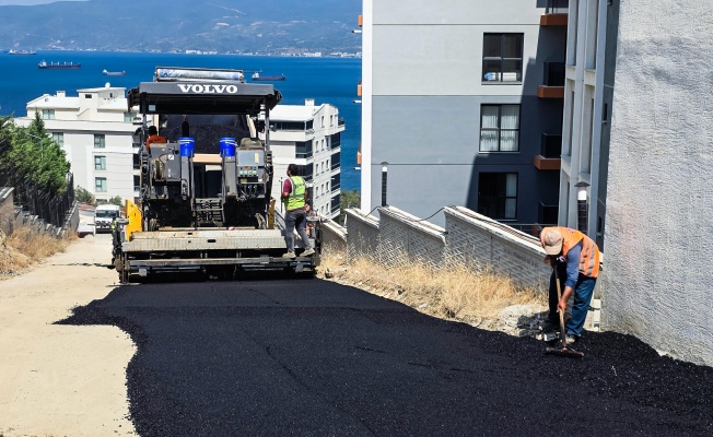 Hisar Mahallesi’nde Asfalt Çalışması