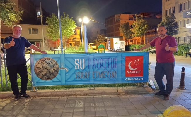Saadet Partisi’nden Bursa’da Su Krizi Uyarısı “Kuraklık kapımızda değil, evimizin içinde”