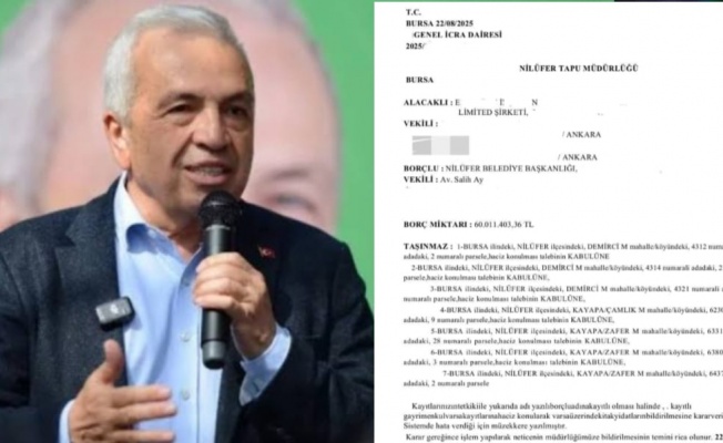 ŞADİ ÖZDEMİR BAŞKAN İLE NİLÜFER BELEDİYESİ İFLAS MI EDİYOR?