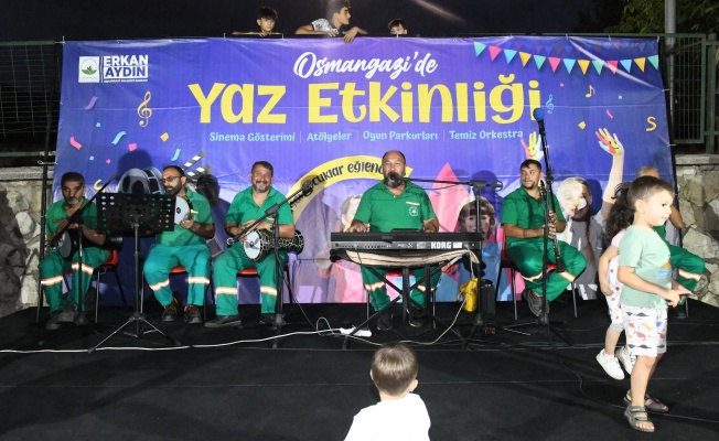Yaz etkinliklerinde çocuklar ve aileler doyasıya eğlendi