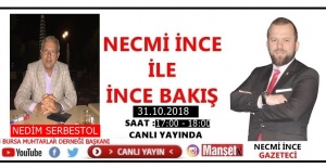 NEDİM SERBESTOL İNCE BAKIŞ'TA