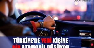 Türkiye'de Yedi Kişiye Bir Otomoil Düşüyor