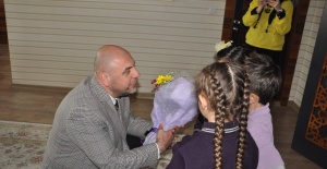 BAŞKAN AYDIN'A SÜPRİZ MİSAFİRLER