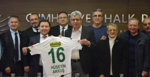 BURSASPOR YÖNETİMİNDEN CHP'YE ZİYARET