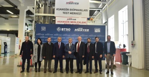 BTSO MESYEB Asansör Test Merkezine Üst Düzey Ziyaret