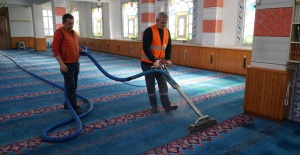 MUSTAFAKEMALPAŞA CAMİLERİNDE TEMİZLİK SEFERBERLİĞİ