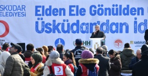 TÜRKİYE’DEN İDLİB’E EN BÜYÜK YARDIM KÖPRÜSÜ 85 TIRLA ÜSKÜDAR’DAN KURULDU