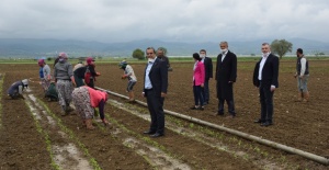 CHP BURSA İL BAŞKANI KARACA VE MİLLETVEKİLİ KAYIŞOĞLU YENİŞEHİR'DEYDİ