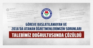 MİLLİ EĞİTİM BAKANLIĞI EĞİTİM BİR-SEN’İN TALEBİNİ YERİNE GETİRDİ