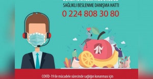 VATANDAŞLARA YÖNELİK SAĞLIKLI BESLENME HATTI KURULDU