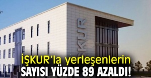 İŞKUR’LA YERLEŞENLERİN SAYISI YÜZDE 89 AZALDI