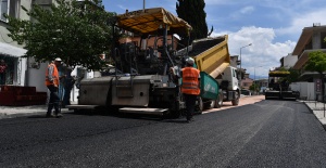 SOKAĞA ÇIKMA YASAĞINDA ASFALT ATAĞI