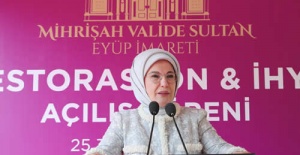 Emine Erdoğan, Mihrişah Valide Sultan Eyüp İmareti Restorasyonu Açılış Töreni’ne katıldı