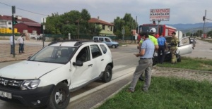 İnegöl'de trafik kazası: 1 yaralı