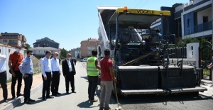 İnegöl sokakları milli ve yerli beton yollarla kaplanıyor