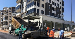 Bursa'da imara açılan yeni yollar asfaltlanıyor