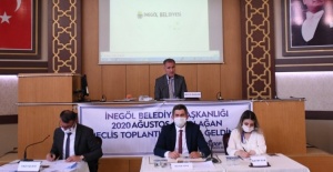İnegöl Belediyesi ağustos ayı meclis toplantısı yapıldı