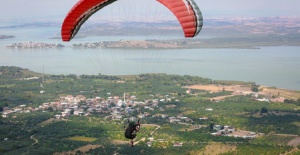 Nilüfer'de Türkiye Yamaç Paraşütü Hedef Şampiyonası tamamlandı
