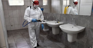 Osmangazi'de temizlik ve dezenfeksiyon aralıksız sürüyor