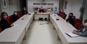 Deva Partisi Bursa Tabip Odası'nı ziyaret etti