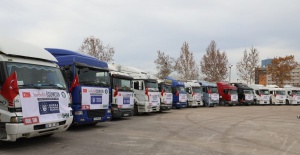 Bursa'dan Suriye'ye 'kardeşlik üşümesin' konvoyu
