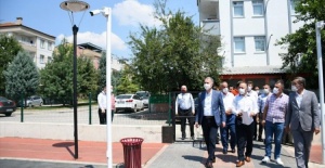 İnegöl'de çocuk parkları kamera sistemleriyle donatıldı