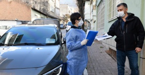 Yıldırım Belediyesi'nden filyasyon çalışmaları için araç ve personel desteği