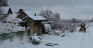 Bursa Büyükşehir karla kesintisiz mücadele etti