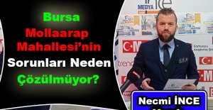 Necmi İnce Yazdı: Bursa Mollaarap Mahallesi'nin Sorunları Neden Çözülmüyor?