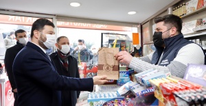 BAŞKAN ÖZTEKİN ESNAF ZİYARETLERİNE BAŞLADI