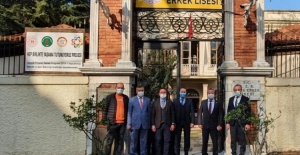 Bursa Milletvekili Ödünç, Erkek Lisesi'ni ziyaret etti