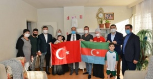 Yıldırım Belediye Başkanı Yılmaz'dan Azerbaycanlı şehit ailelerine ziyaret