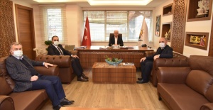 BAŞKAN AYDIN İL BAŞKANINI ZİYARET ETTİ
