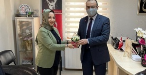 YILDIRIM İLÇE BAŞKANI ABDULLAH KOCAMAZ KADIN MUHTARLARI ZİYARET ETTİ