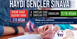 Belediyeden öğrencilere online sınav desteği