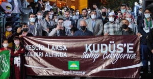 Bursa’dan Kudüs nöbeti