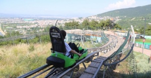 Bursa'daki “macera parkı“ adrenalin yaşamak isteyenlerin adresi oldu